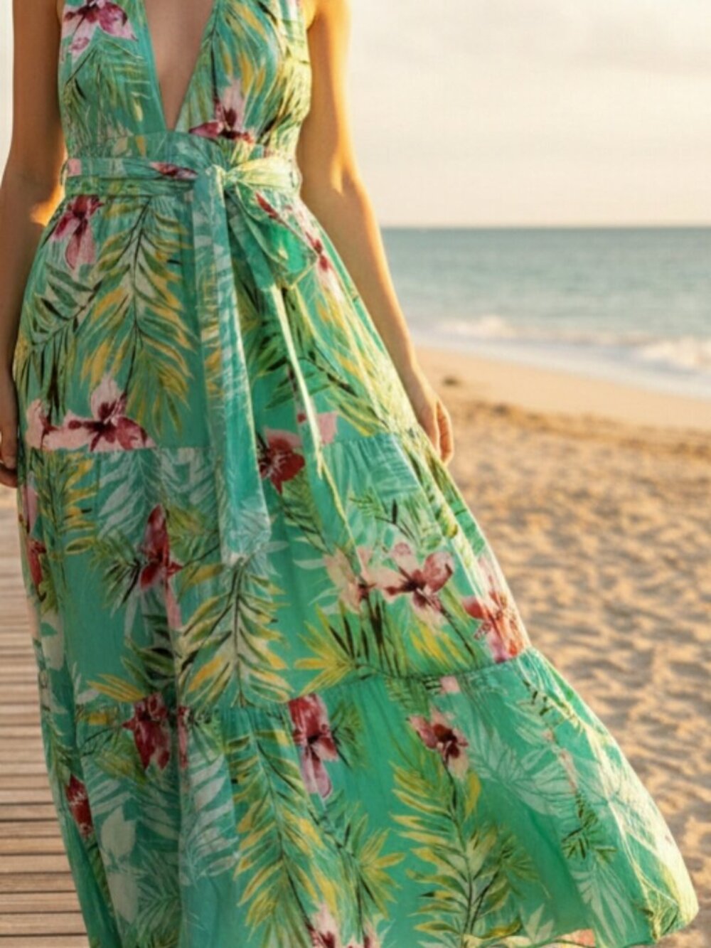 New York & Com Women`s dress green